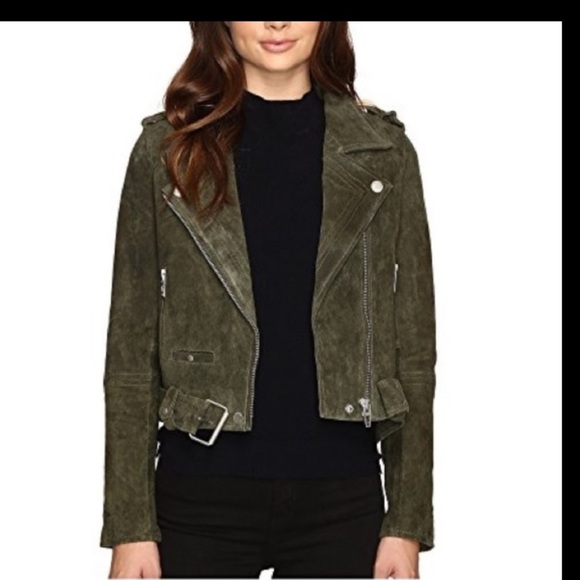 Suede Anthropologie NWT BLANKNYC Suede Moto Jacket Size XS. - Picture 5 of 12